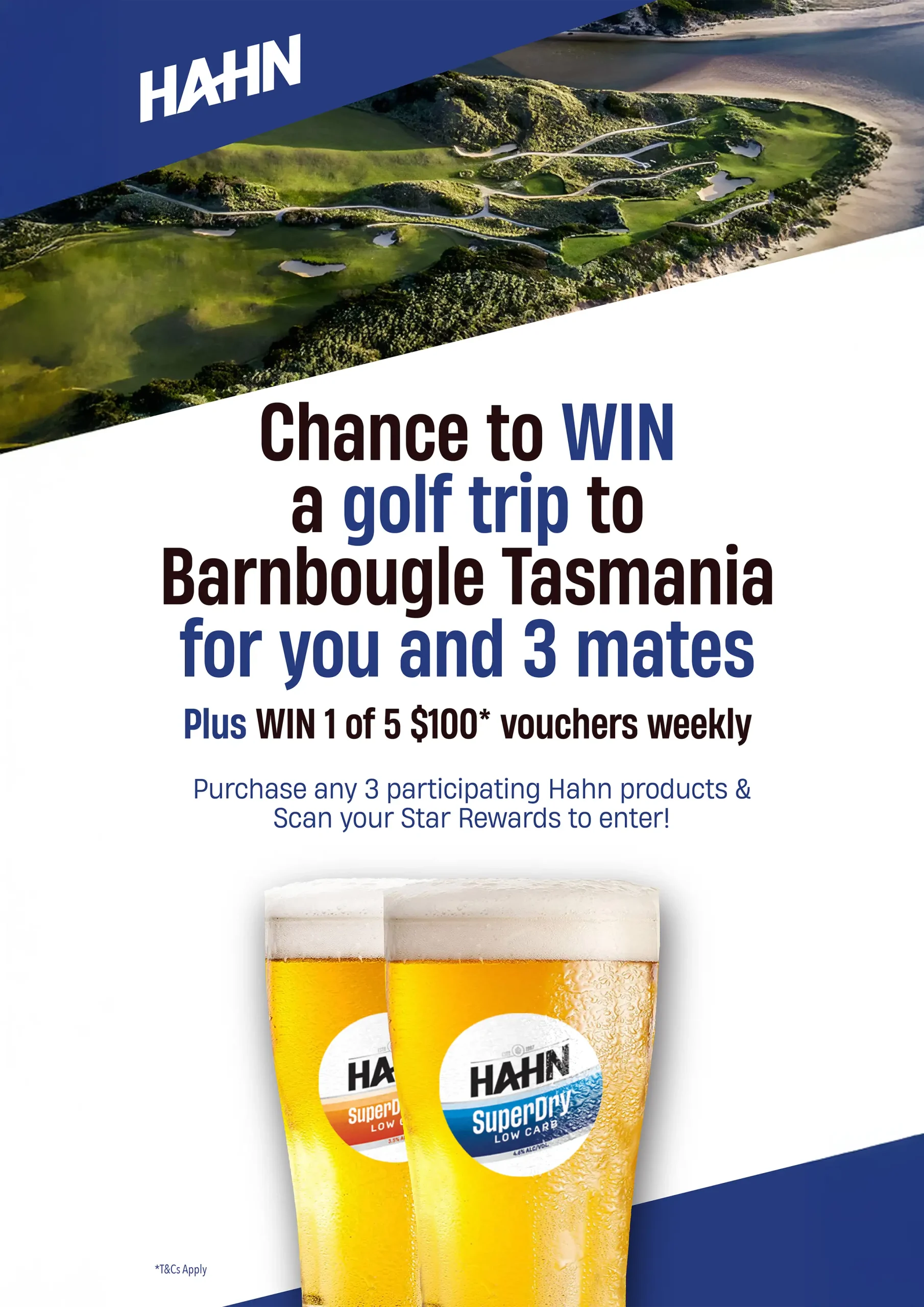Hahn golf trip to Barnbougle Tasmania for our Star Rewards members.